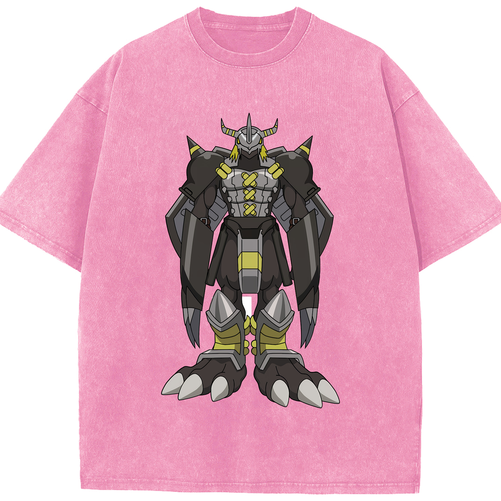 （画像用） Digimon デジタルモンスター/デジモン 綿100% ヴィンテージ風 半袖Tシャツ（フロントプリント）